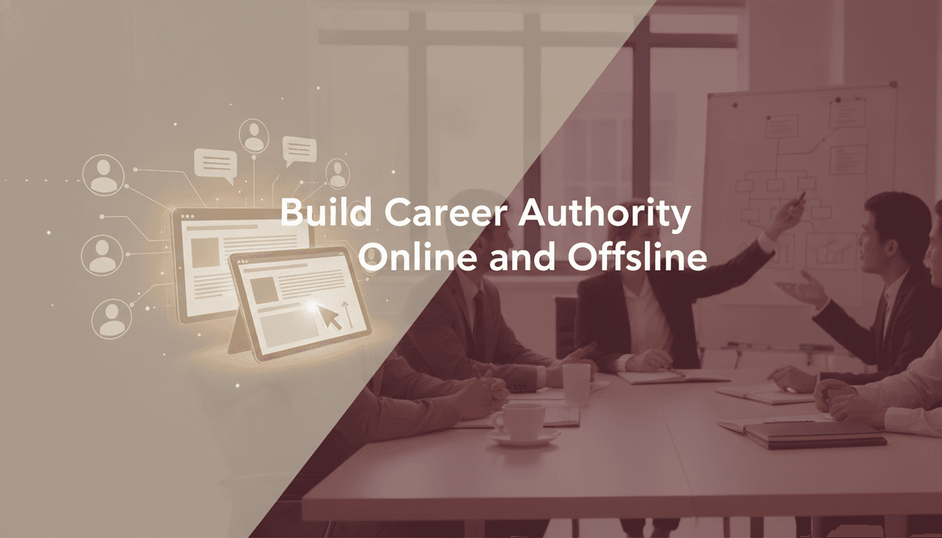 Build Career Authority Online and Offline: 10 Moves
