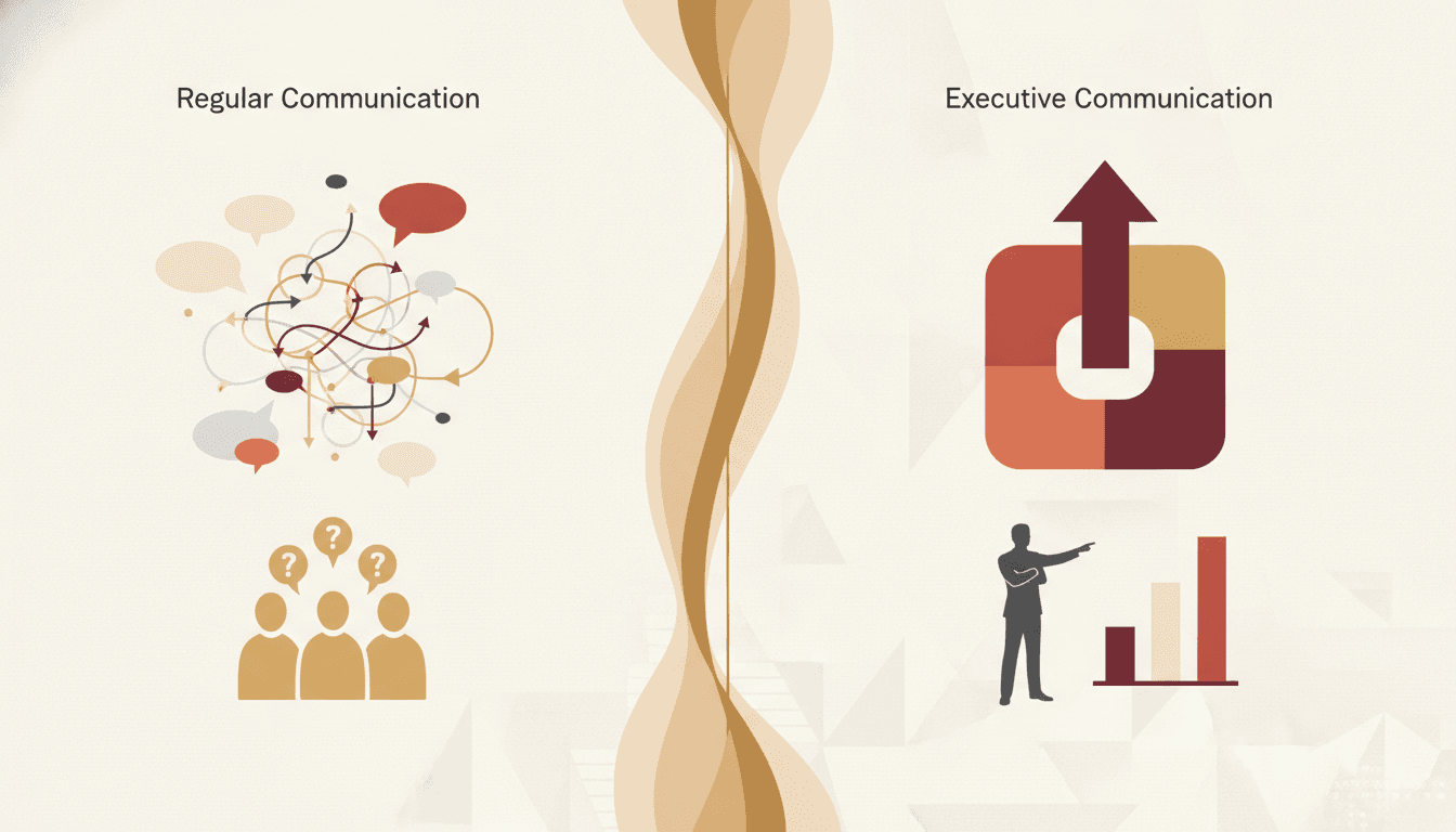 Executive vs Regular Communication: 10 Key Patterns