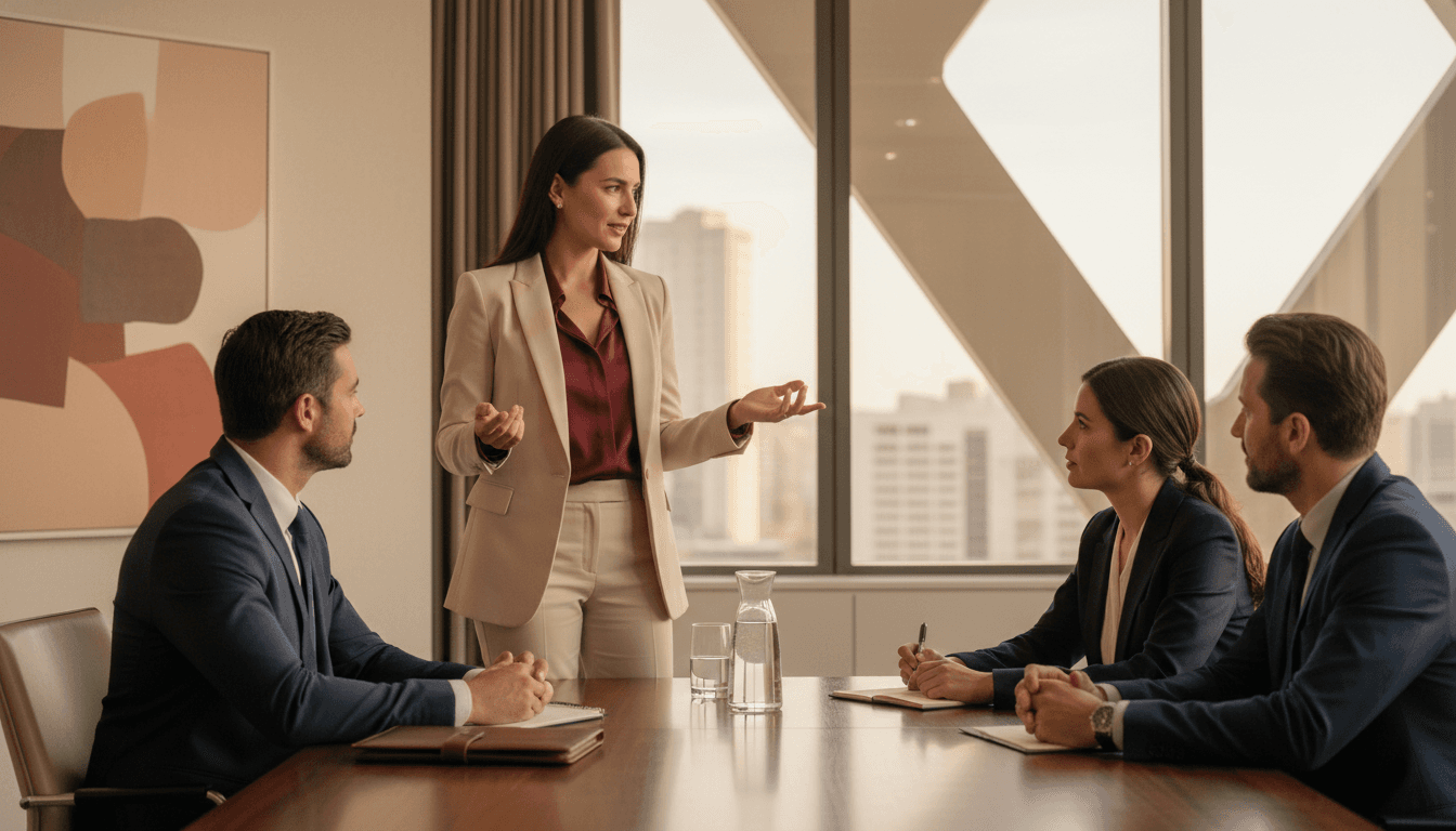 How to Speak Confidently in Front of Executives
