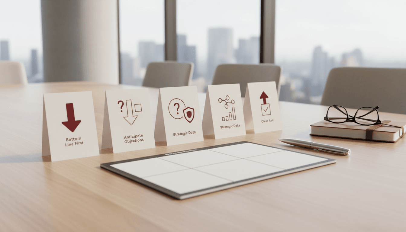 How to Structure a Presentation for Executives (Framework)