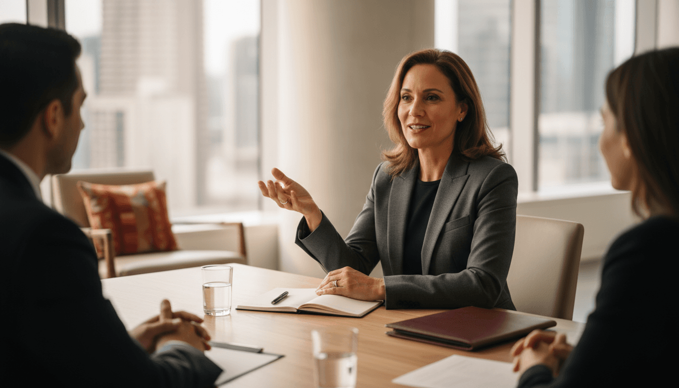 Leadership Presence in a Job Interview: 6 Proven Signals