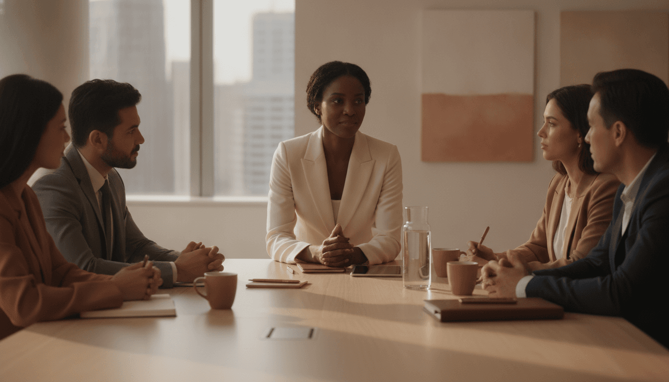 Leadership Presence in Meetings Without Talking Too Much